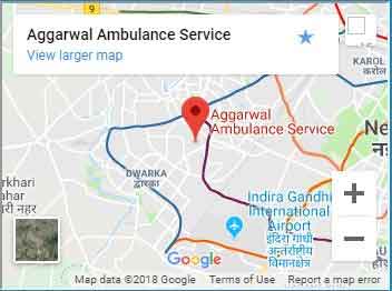 Aggarwal Ambulance Location Map
